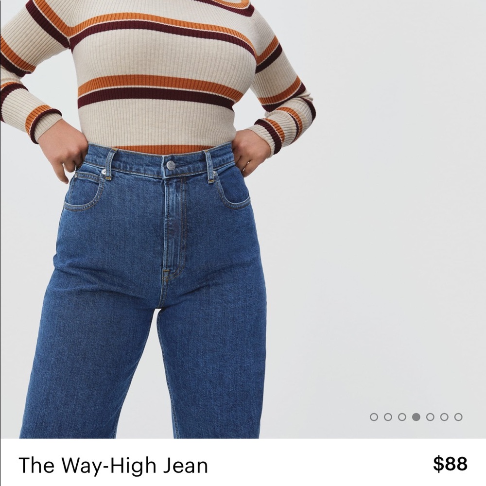 NWT Everlane -The Highway Jeans. Very 90s and cool 😎